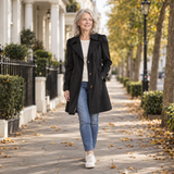 Audrey - Single-Breasted Trench Coat