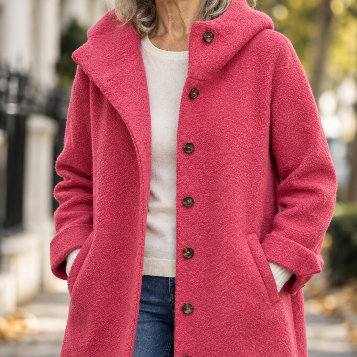 Maude - Brushed-Wool Coat
