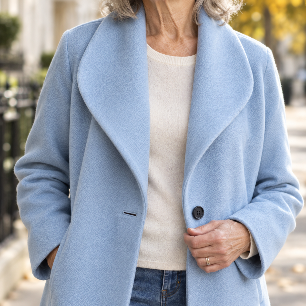Eleanor - Shawl-Collar Wool Coat
