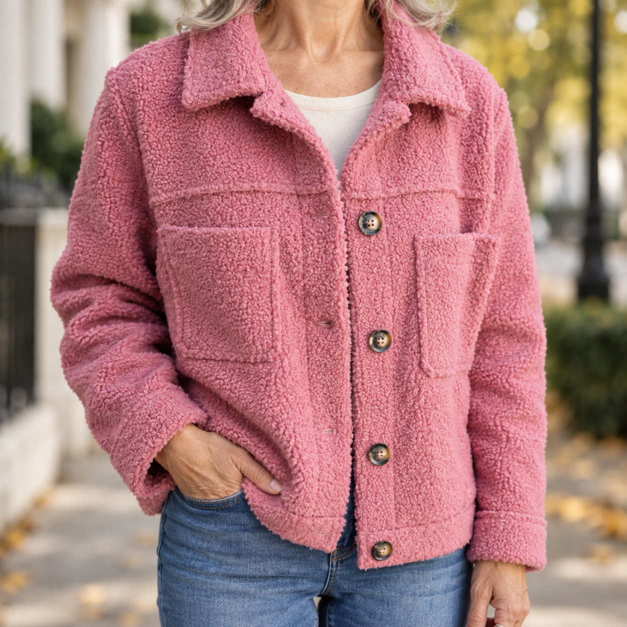 Mia - Boucle-Textured Jacket
