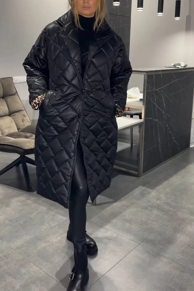 Leopard-Lined Coat by Eleanor Vale