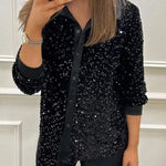 All-Over Sequin Shirt by Eleanor Vale