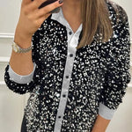 All-Over Sequin Shirt by Eleanor Vale