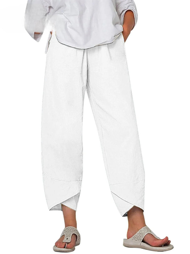 Angled-Hem Trousers by Eleanor Vale