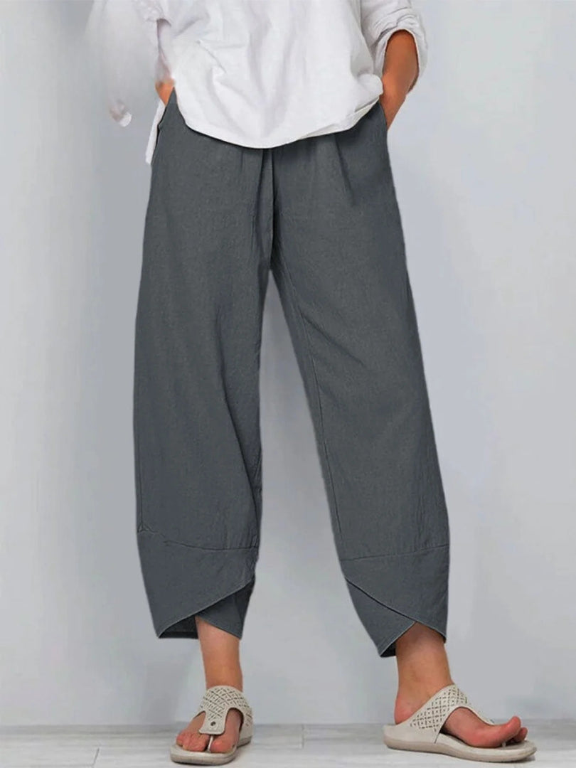 Angled-Hem Trousers by Eleanor Vale