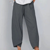 Angled-Hem Trousers by Eleanor Vale
