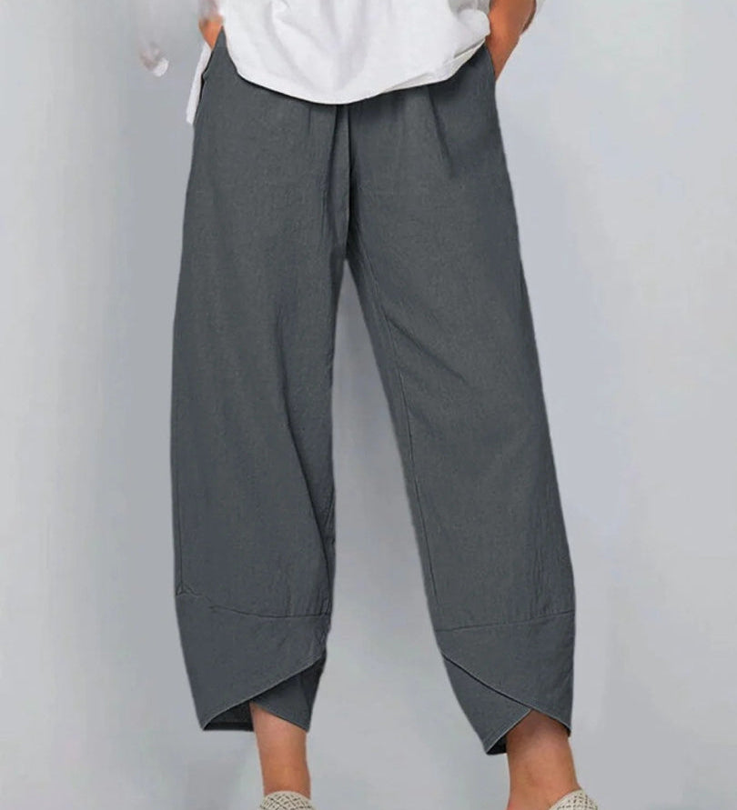 Angled-Hem Trousers by Eleanor Vale