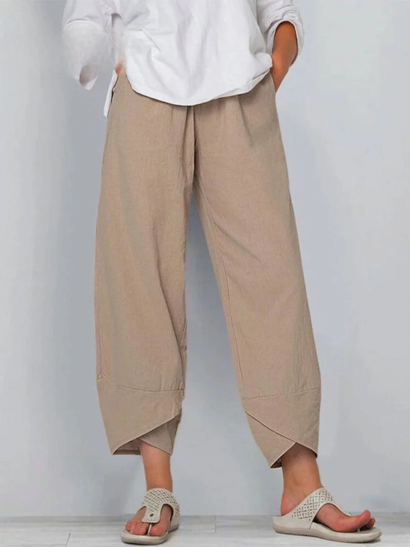 Angled-Hem Trousers by Eleanor Vale