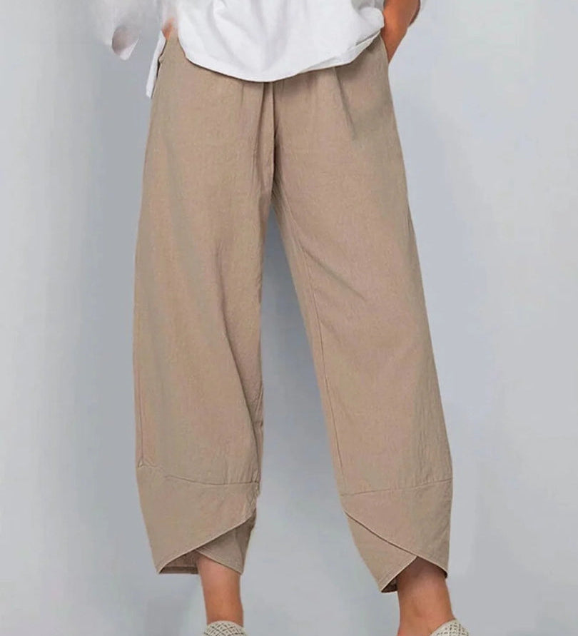 Angled-Hem Trousers by Eleanor Vale