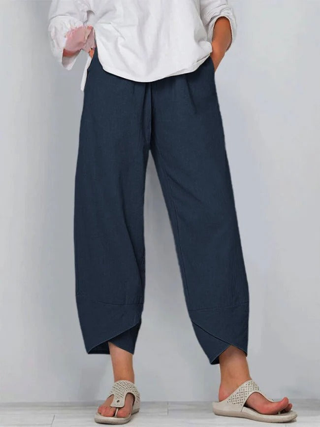 Angled-Hem Trousers by Eleanor Vale