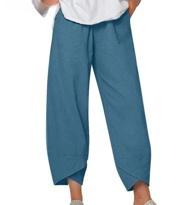 Angled-Hem Trousers by Eleanor Vale