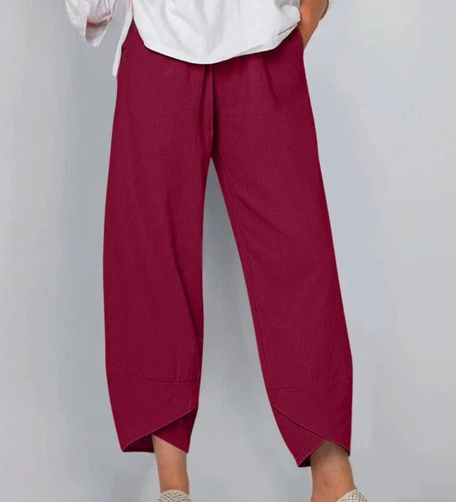 Angled-Hem Trousers by Eleanor Vale