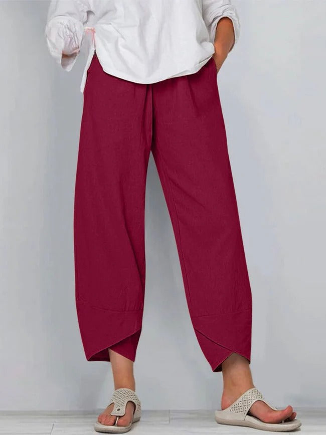 Angled-Hem Trousers by Eleanor Vale