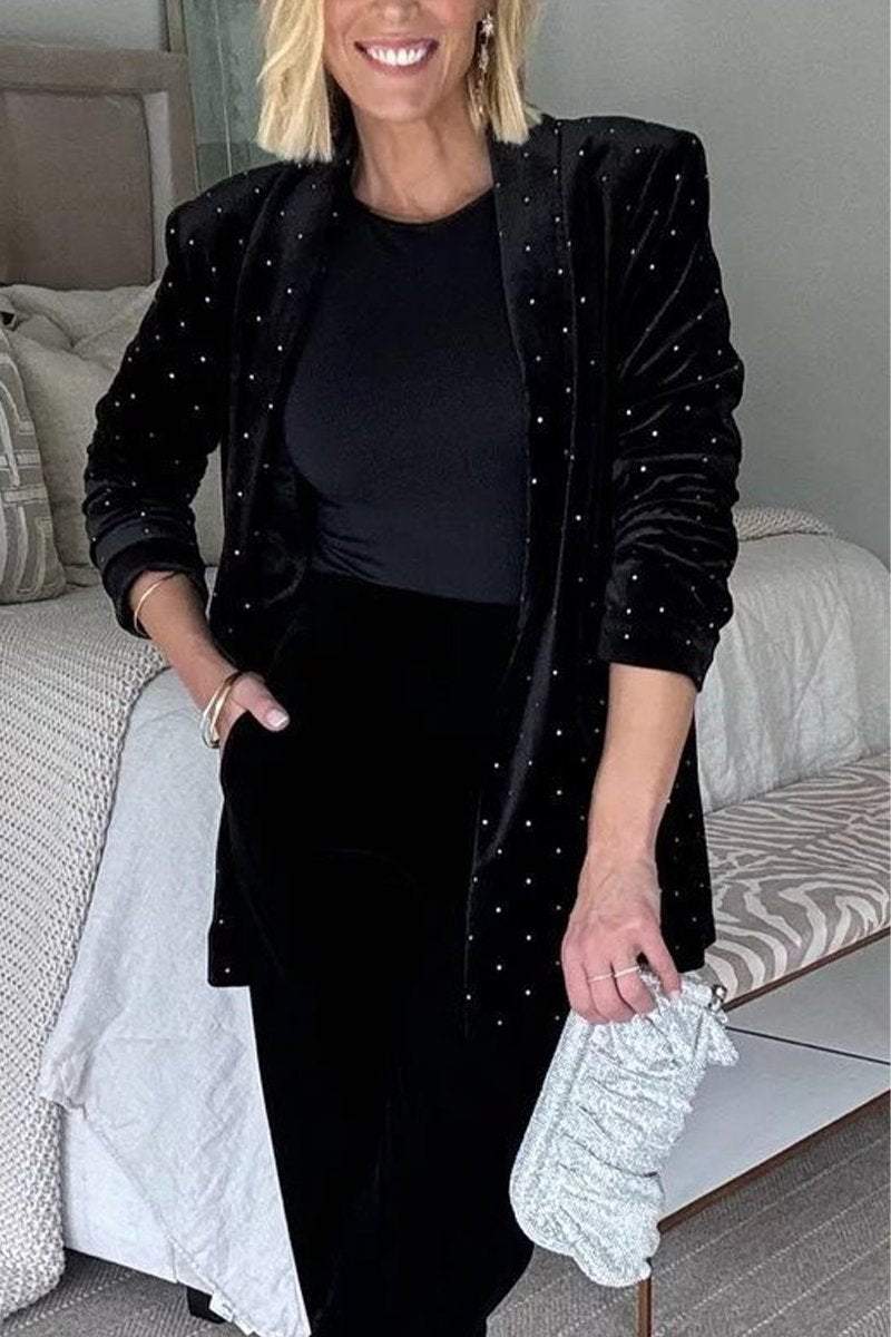 Stud-Embellished Blazer by Eleanor Vale
