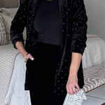 Stud-Embellished Blazer by Eleanor Vale