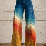 Chevron-Print Trousers by Eleanor Vale