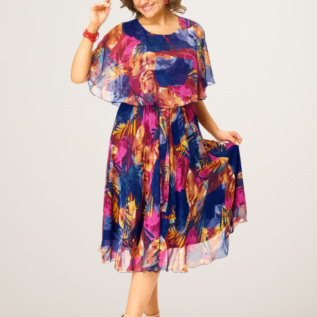 Cape-Overlay Dress by Eleanor Vale