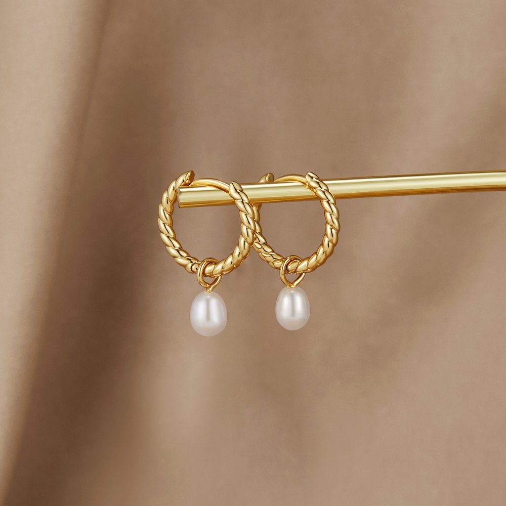 Rope-Twist Earrings by Eleanor Vale