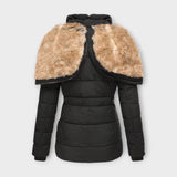 Tan-Trimmed Jacket by Eleanor Vale