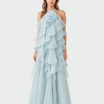 Cascade-Ruffle Maxi Dress by Eleanor Vale