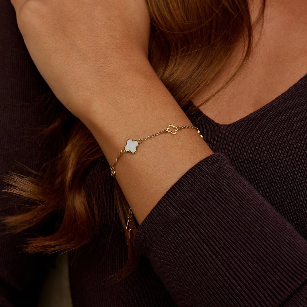 Clover-Station Bracelet by Eleanor Vale