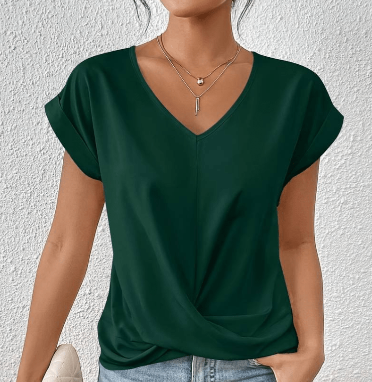 Knotted-Hem Top by Eleanor Vale