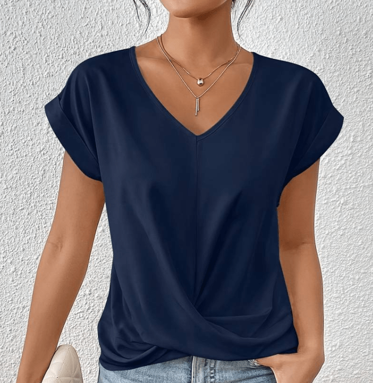 Knotted-Hem Top by Eleanor Vale