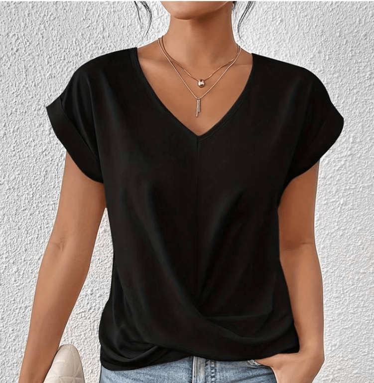 Knotted-Hem Top by Eleanor Vale