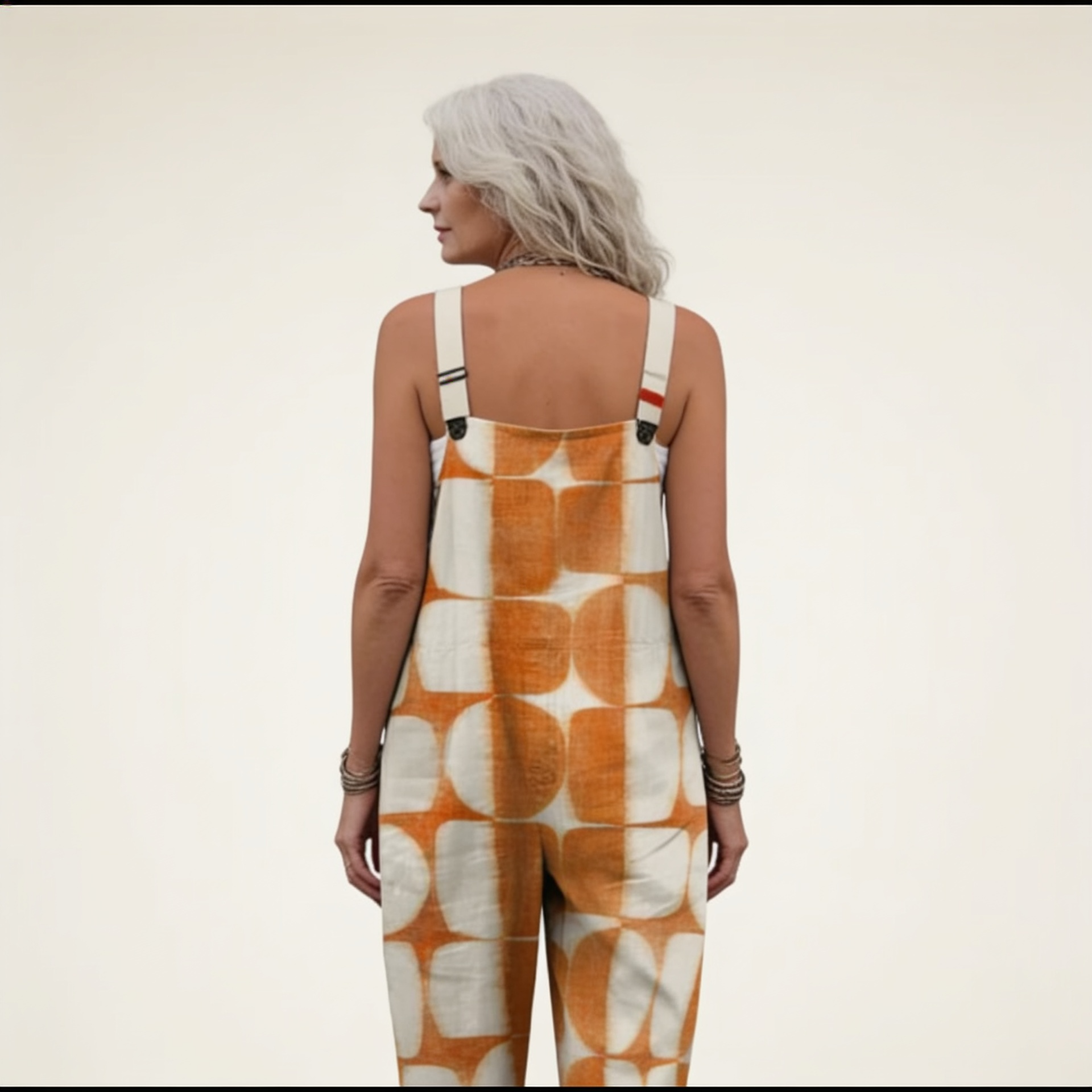 Geo-Print Dungarees by Eleanor Vale