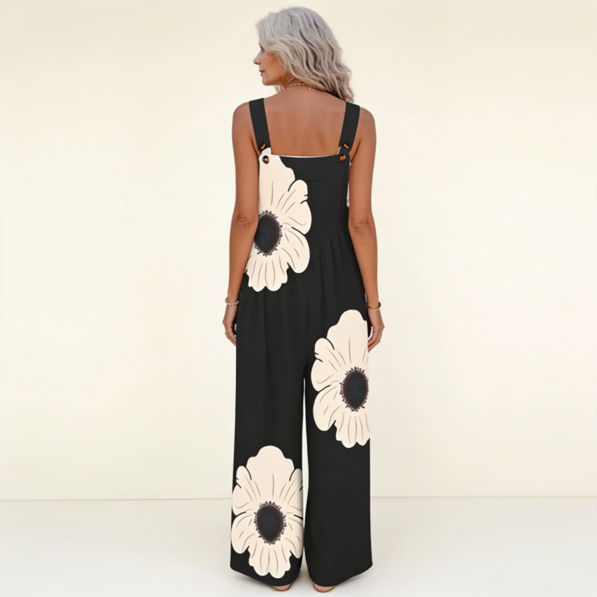 Bold Bloom Dungarees by Eleanor Vale