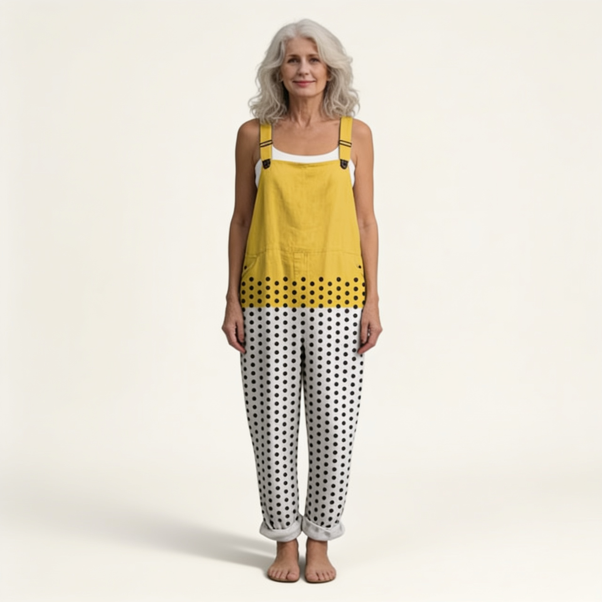 Polka-Dot Dungarees by Eleanor Vale