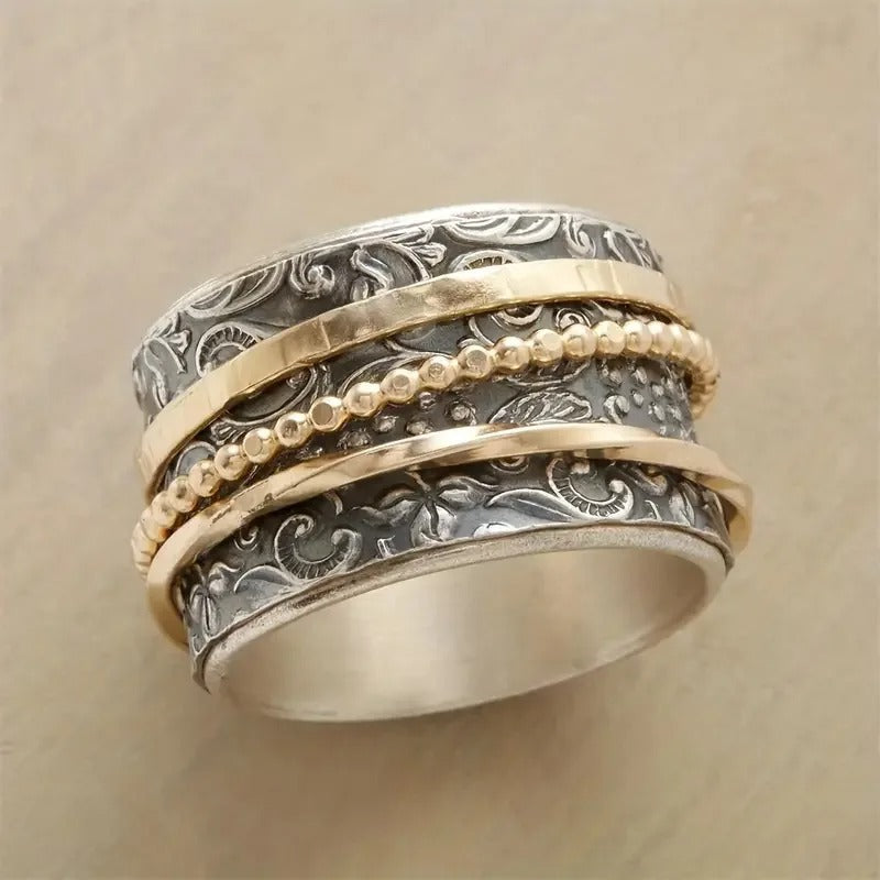 Paisley-Spinner Ring by Eleanor Vale