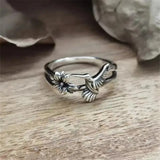 Hummingbird-Bloom Ring by Eleanor Vale