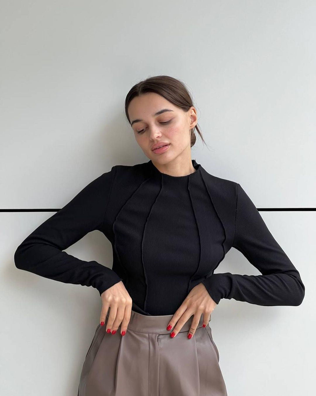 Curved-Seam Top by Eleanor Vale