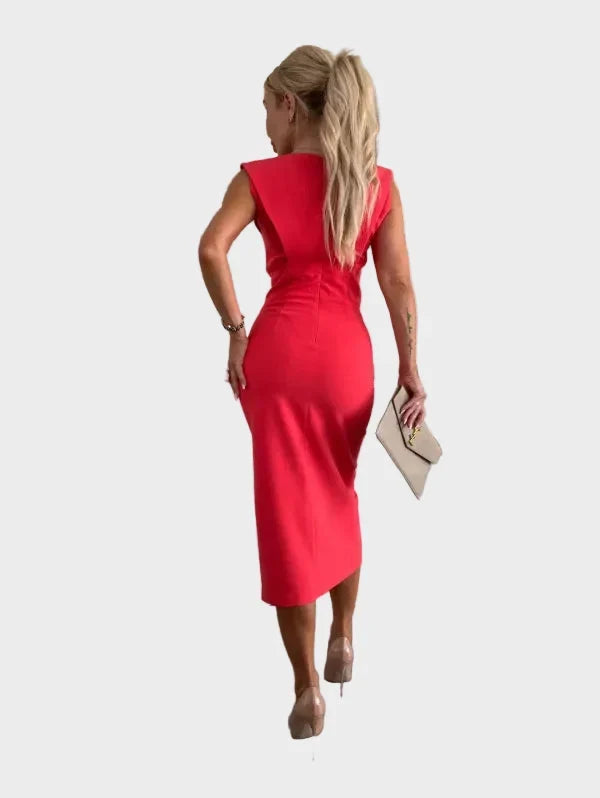 Slim-Fit Midi Dress by Eleanor Vale