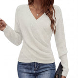 Crossover-Drape Pullover by Eleanor Vale