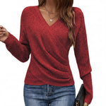 Crossover-Drape Pullover by Eleanor Vale