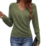 Crossover-Drape Pullover by Eleanor Vale