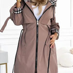 Popper-Front Coat by Eleanor Vale