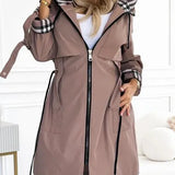 Popper-Front Coat by Eleanor Vale