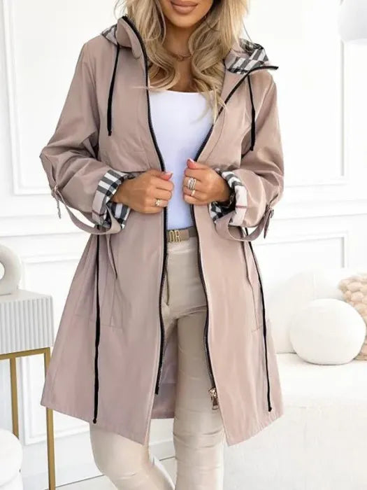 Popper-Front Coat by Eleanor Vale
