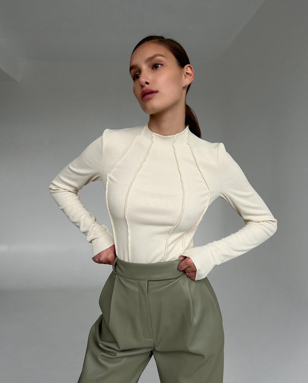 Curved-Seam Top by Eleanor Vale