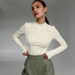 Curved-Seam Top by Eleanor Vale