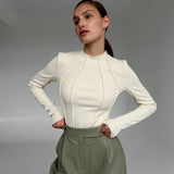 Curved-Seam Top by Eleanor Vale