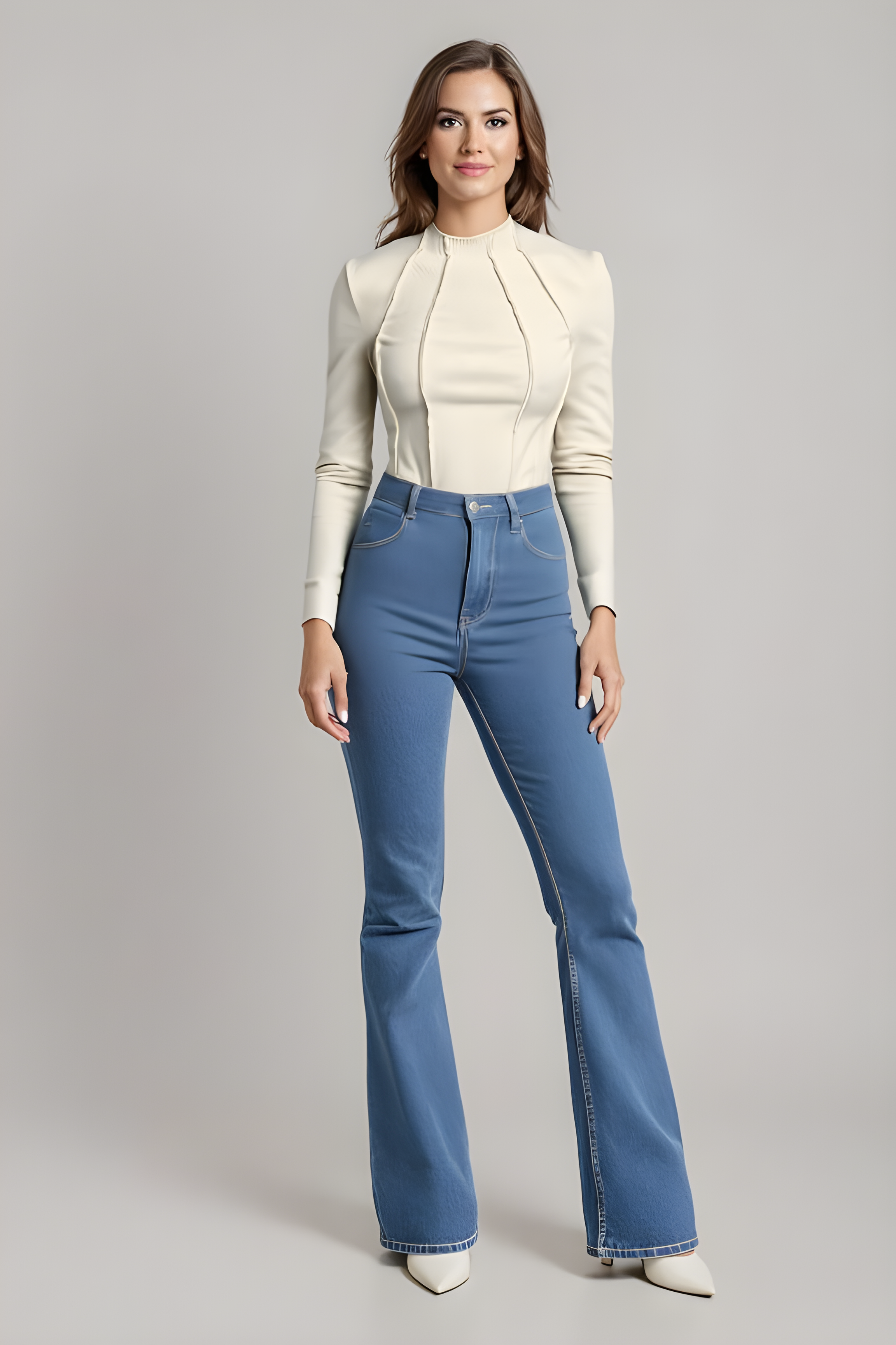 Curved-Seam Top by Eleanor Vale