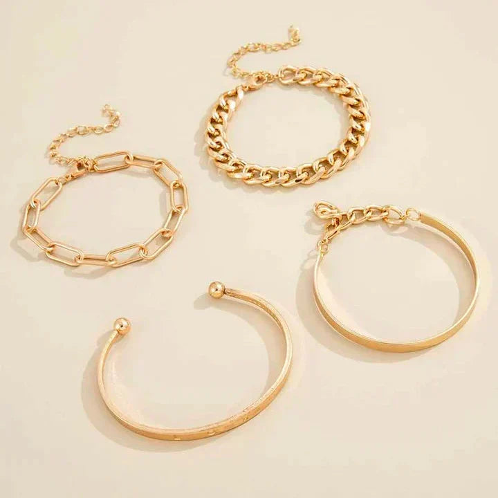 Paperclip-Stack Bracelet by Eleanor Vale