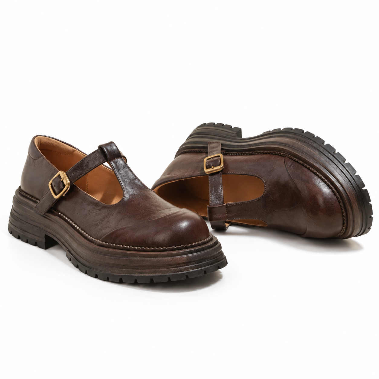 Marta - Chunky-Sole Mary Janes