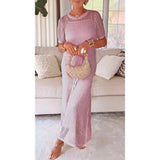 Layered cut-out maxi dress with strappy inner dress