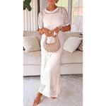 Layered cut-out maxi dress with strappy inner dress