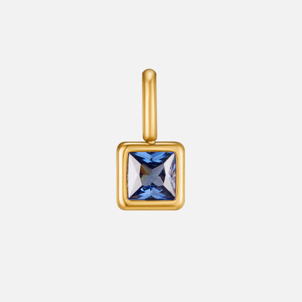 Square-Bezel Necklace by Eleanor Vale
